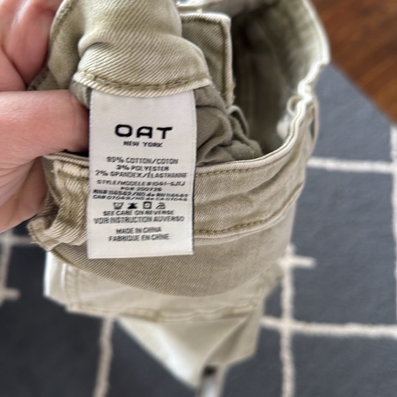 OAT New York Light Green High Waisted Wide-Leg Jeans - Picture 7 of 10